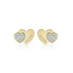Boucles d'oreilles Femme Guess Bijoux - JUBE02174JWYG STUDS PARTY Acier Doré