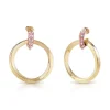 Boucles d’oreilles Femme Guess Bijoux - POP LINKS JUBE01488JWYGPK Acier Doré