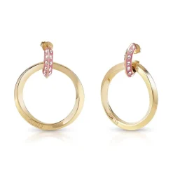 Boucles d’oreilles Femme Guess Bijoux - POP LINKS JUBE01488JWYGPK Acier Doré