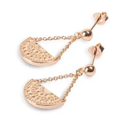 Boucles d'oreilles femme Kosma Paris Inca - Doré rose