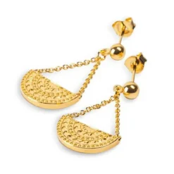 Boucles d'oreilles femme Kosma Paris Inca - Doré