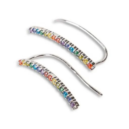 Boucles d'oreilles femme Kosma Paris Harlequin - Argenté TS202478-R