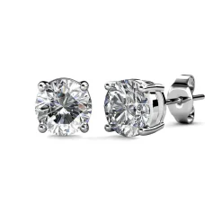 Boucles d'oreilles Femme MYC-Paris Solitaire - DE0065-S Laiton Argent