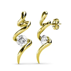 Boucles d’oreilles Femme MYC-Paris EVIDENCE - DE0033-G Laiton Doré