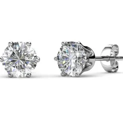 Boucles d'oreilles Femme MYC-Paris Pierres de naissance - DE0357-04 Laiton Argent
