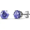 Boucles d'oreilles Femme MYC-Paris Pierres de naissance - DE0357-02 Laiton Argent