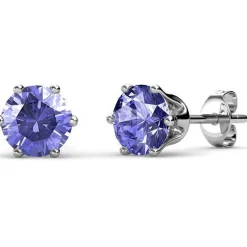 Boucles d'oreilles Femme MYC-Paris Pierres de naissance - DE0357-02 Laiton Argent