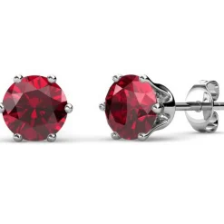Boucles d'oreilles Femme MYC-Paris Pierres de naissance - DE0357-01 Laiton Argent