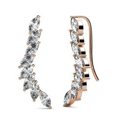 Boucles d’oreilles Femme MYC-Paris - DE0340-RG-C Laiton Doré rose