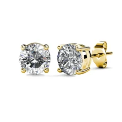 Boucles d'oreilles Femme MYC-Paris Solitaire - DE0065-G Laiton Doré