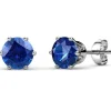 Boucles d'oreilles Femme MYC-Paris Pierres de naissance - DE0357-09 Laiton Argent