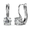 Boucles d’oreilles Femme MYC-Paris Solitaire - DE0008-S-C Laiton Argent
