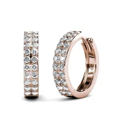 Boucles d’oreilles Femme MYC-Paris - DE0220-RG Laiton Doré rose