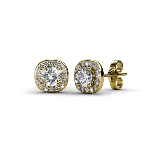 Boucles d'oreilles Femme MYC-Paris Solitaire - DE0203-G Laiton Doré