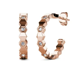 Boucles d’oreilles Femme MYC-Paris - DE0136-RG Laiton Doré rose