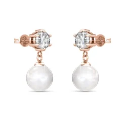 Boucles d’oreilles Femme MYC-Paris - DE0259-RG Laiton Doré rose