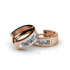 Boucles d’oreilles Femme MYC-Paris Square - DE0215-RG Laiton Doré rose