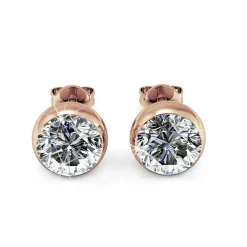 Boucles d'oreilles Femme MYC-Paris - DE0208-RG Laiton Doré rose