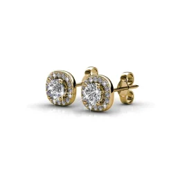 Boucles d'oreilles Femme MYC-Paris Solitaire - DE0203-G Laiton Doré