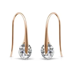 Boucles d’oreilles Femme MYC-Paris EVIDENCE - DE0162-RG Laiton Doré rose