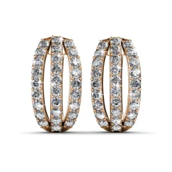 Boucles d’oreilles Femme MYC-Paris - DE0153-RG Laiton Doré rose