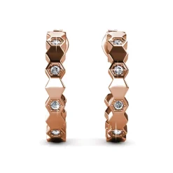 Boucles d’oreilles Femme MYC-Paris - DE0136-RG Laiton Doré rose