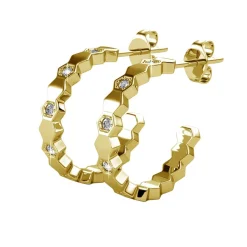 Boucles d’oreilles Femme MYC-Paris - DE0136-G Laiton Doré