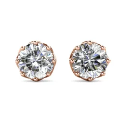 Boucles d'oreilles Femme MYC-Paris EVIDENCE - DE0081-RG Laiton Doré rose