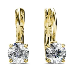 Boucles d’oreilles Femme MYC-Paris Solitaire - DE0008-G-C Laiton Doré