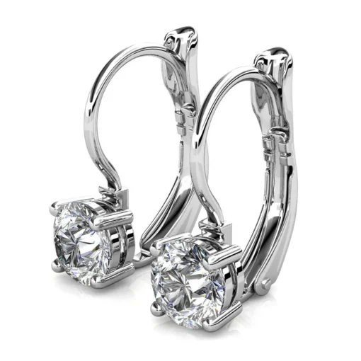 Boucles d’oreilles Femme MYC-Paris Solitaire - DE0008-S-C Laiton Argent