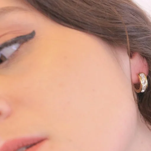 Boucles d’oreilles Femme MYC-Paris Square - DE0215-G Laiton Doré