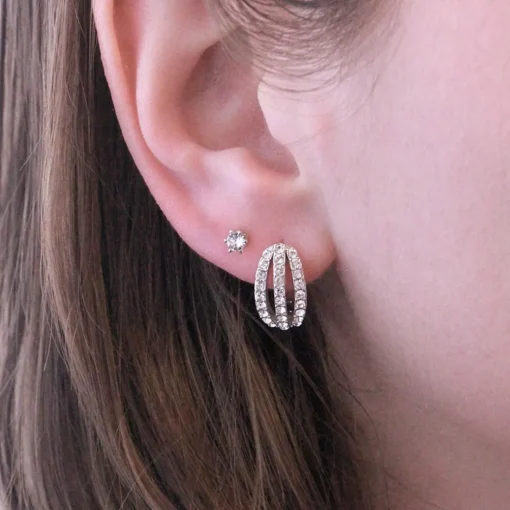Boucles d’oreilles Femme MYC-Paris - DE0153-S Laiton Argent