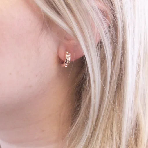 Boucles d’oreilles Femme MYC-Paris EVIDENCE - DE0152-RG Laiton Doré rose