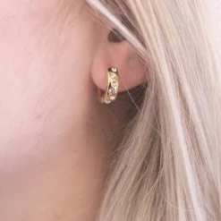 Boucles d’oreilles Femme MYC-Paris EVIDENCE - DE0152-G Laiton Doré