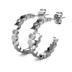 Boucles d’oreilles Femme MYC-Paris - DE0136-S Laiton Argent