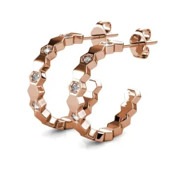 Boucles d’oreilles Femme MYC-Paris - DE0136-RG Laiton Doré rose