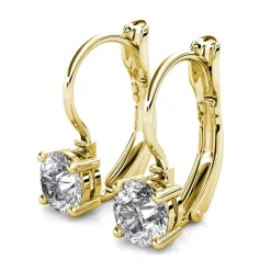 Boucles d’oreilles Femme MYC-Paris Solitaire - DE0008-G-C Laiton Doré