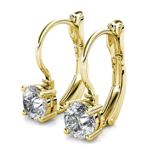 Boucles d’oreilles Femme MYC-Paris Solitaire - DE0008-G-C Laiton Doré