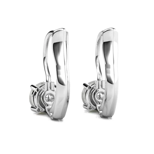 Boucles d’oreilles Femme MYC-Paris Solitaire - DE0008-S-C Laiton Argent