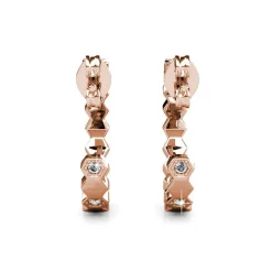 Boucles d’oreilles Femme MYC-Paris - DE0136-RG Laiton Doré rose