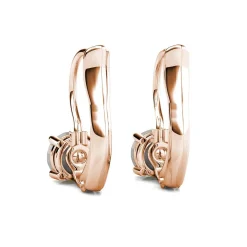 Boucles d’oreilles Femme MYC-Paris Solitaire - DE0008-RG-C Laiton Doré rose