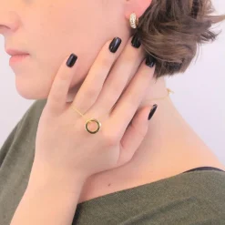 Boucles d’oreilles Femme MYC-Paris Square - DE0215-G Laiton Doré