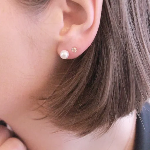 Boucles d'oreilles Femme MYC-Paris - DE0206-RG Laiton Doré rose