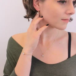 Boucles d’oreilles Femme MYC-Paris Square - DE0007-G-C Laiton Doré