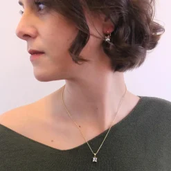Boucles d’oreilles Femme MYC-Paris Square - DE0007-G-C Laiton Doré