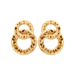 Boucles d'oreilles femme plaqué or - Y55V000