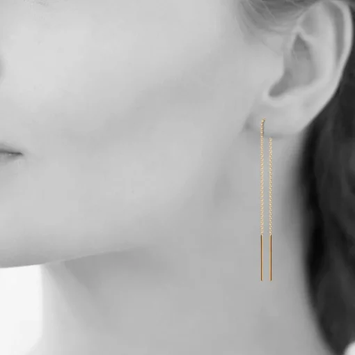 Boucles d'oreilles femme Pendantes - Y53V400 Plaqué Or