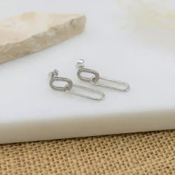Boucles d'oreilles femme Pendantes argent rhodié Maison de la Bijouterie Z5W4UZ0