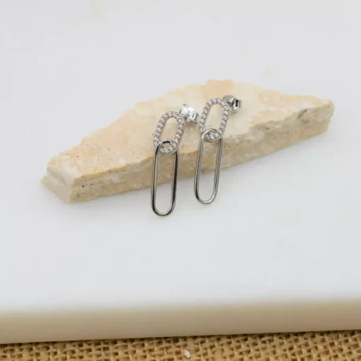 Boucles d'oreilles femme Pendantes argent rhodié Maison de la Bijouterie Z5W4UZ0