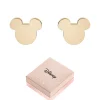 Boucles d'oreilles Fille Disney - B4085-DORE Mickey en acier inoxydable